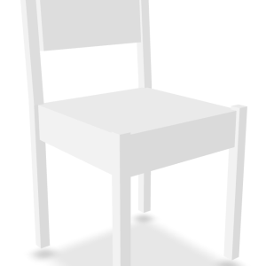 Kitchen Chair, white