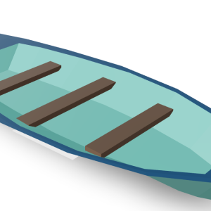 Boat, lowpoly