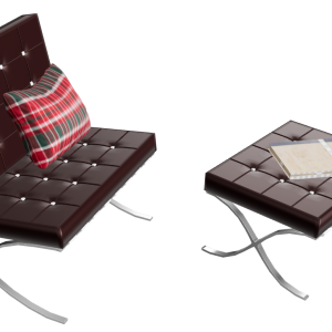 Barcelona chair &  footstool
